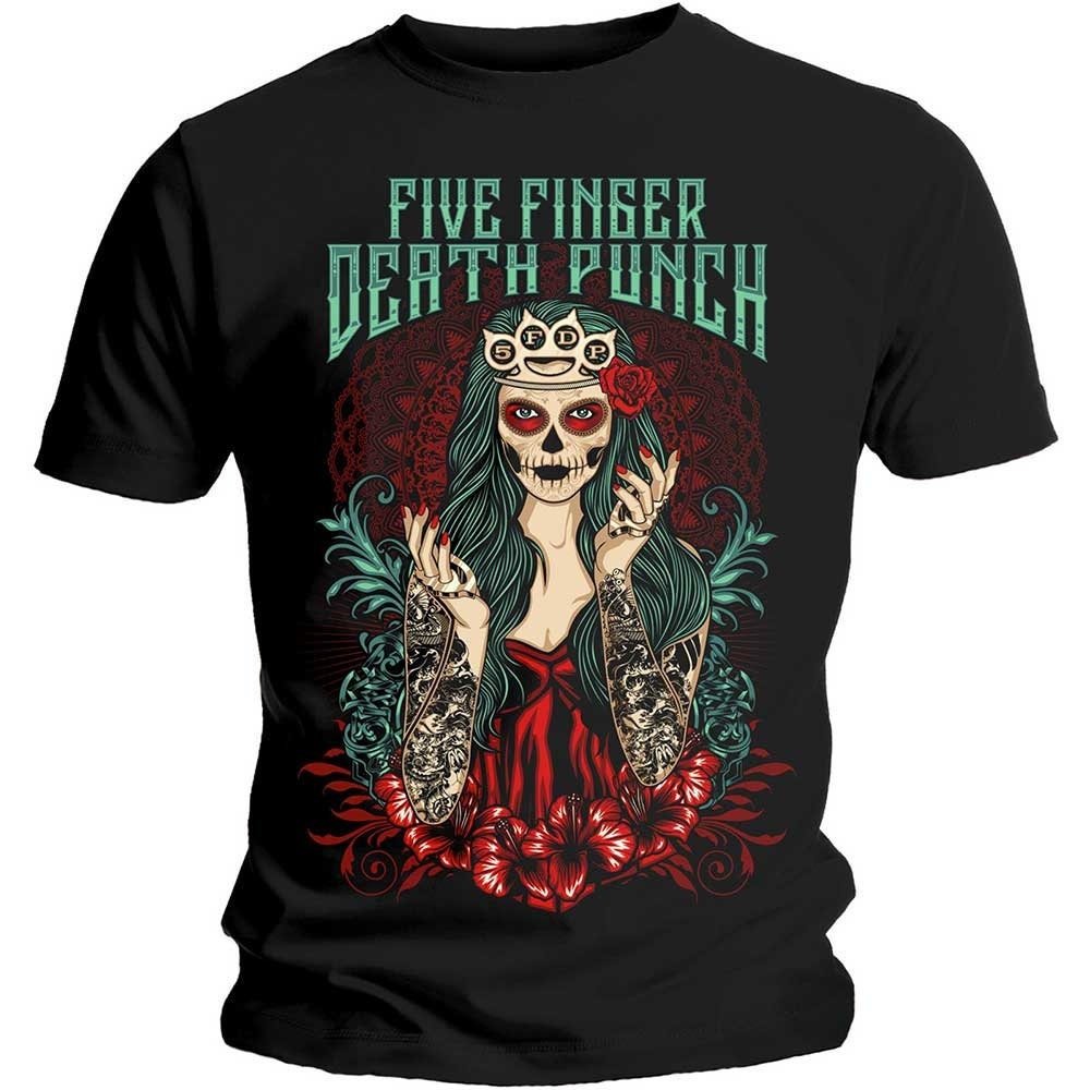 Five Finger Death Punch T-Shirt - Lady Muerta
