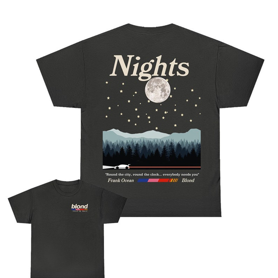 Frank Ocean Blond Nights Short Sleeve T Shirt, Blond Tshirt, Frank Ocean Tshirt