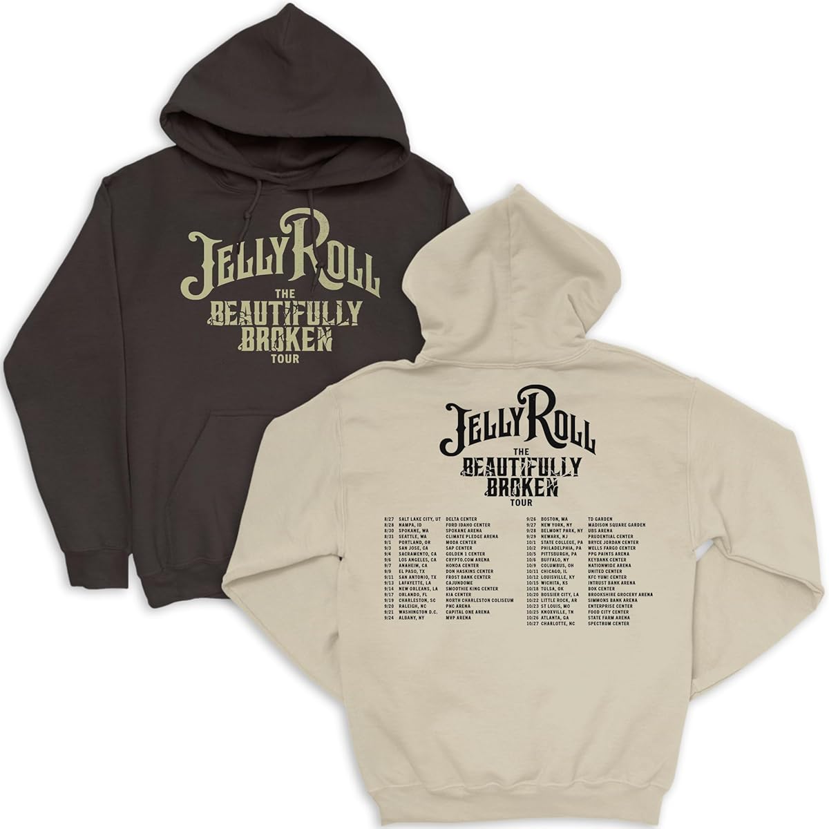 Generic Jelly Singer Musical Roll The Beautifully Brokenn Tour 2024 Hoodie, Jelly Fan Hoodie