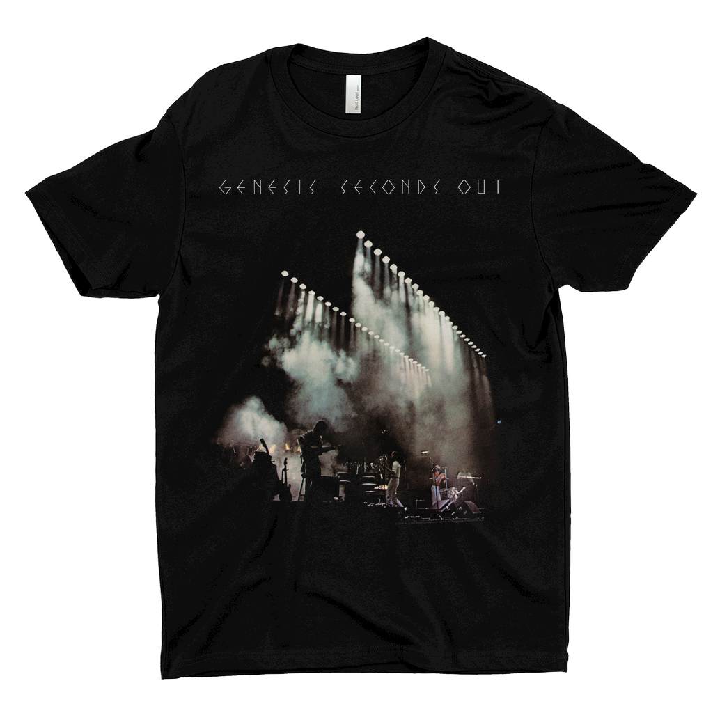 Genesis T-Shirt,Seconds Out Live On Stage Distressed Shirt