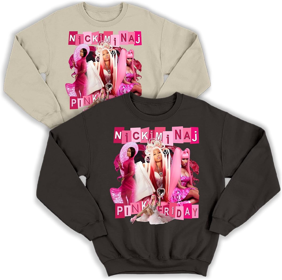 New Graphic Bootleg Nicki Rapper Minajs Sweatshirt, Pink 2024 Gags City Sweatshirt, Nicki New Profile Sweatshirt