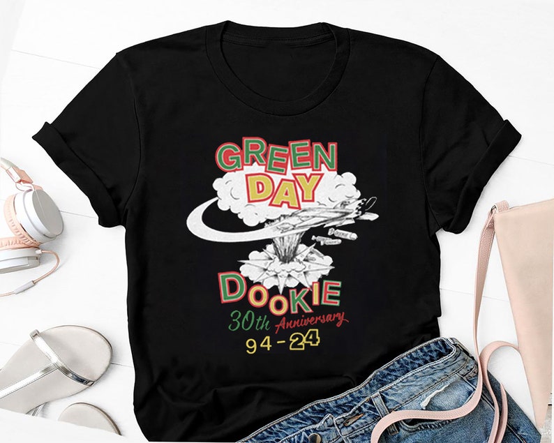 Green Day Dookie 30Th Anniversary T-Shirt, Green Day Rock Band Shirt, Green Day Concert Merch, Green Day Fan Gift, Green Day Tour 2024 Shirt