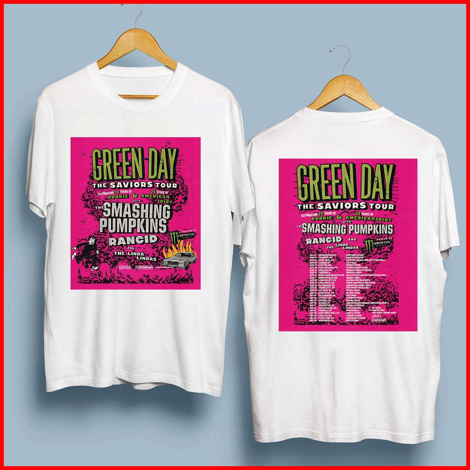 Green Day Shirt, Green Day T Shirt, The Saviors 2024 Tour T-Shirt, Green Day Graphic Tee, Green Day Concert Shirt, Green Day Fan Gifts