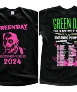 Green Day The Saviors 2024 Tour T-Shirt, Green Day Band Graphic Shirt, Premium Shirt, Ablum Music Shirt, Fan Shirt, Tour Shirt