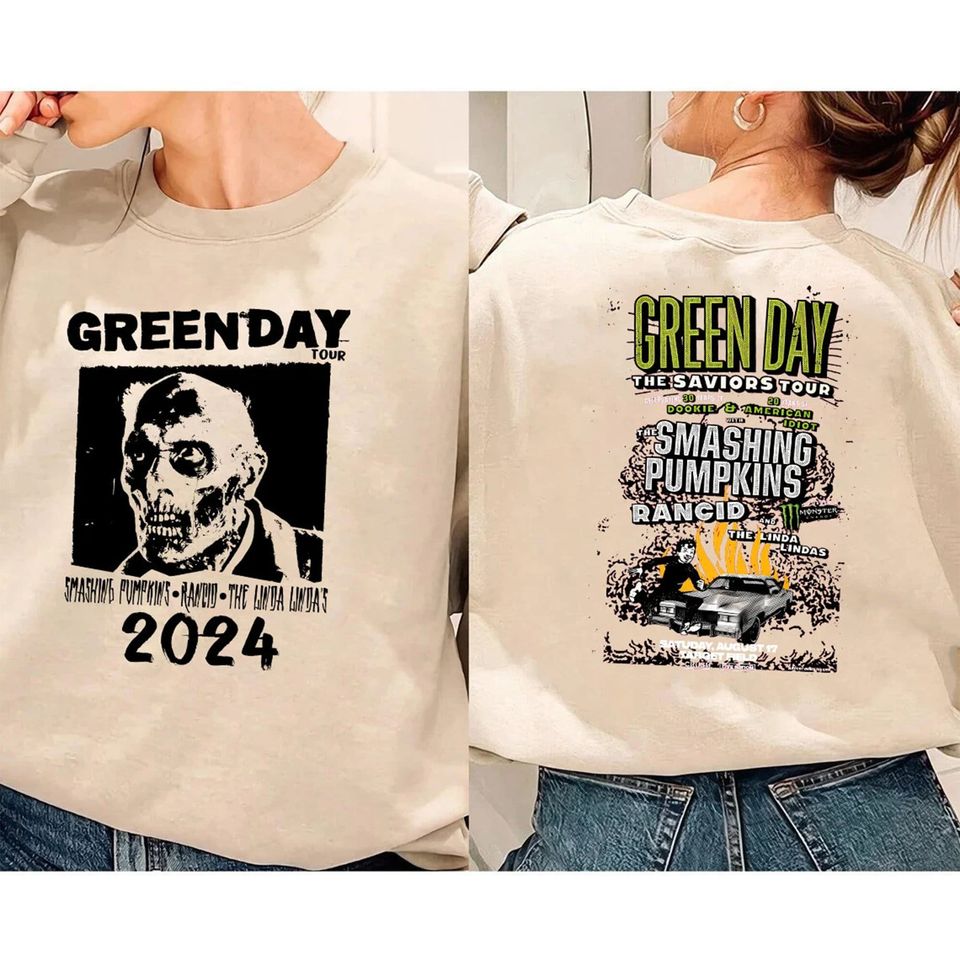 Green Day The Saviors Tour Shirt 2024