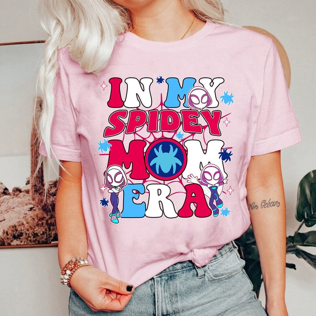 Gwen Stacy Spidey Mom Shirt, Spiderman Inspired Birthday Shirt, Disney Tshirt