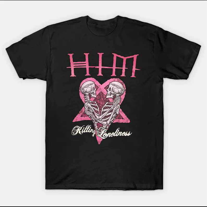 Him Killing Loneliness Rock Band Shirt, Premium Shirt, Band Shirt, Classic Style T-Shirts