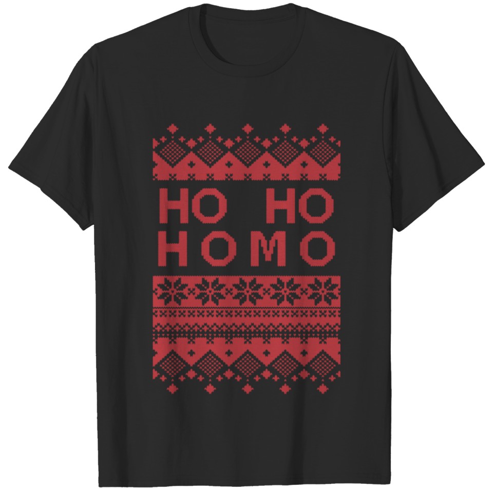 Ho Ho Homo Funny Lgbt T-Shirt
