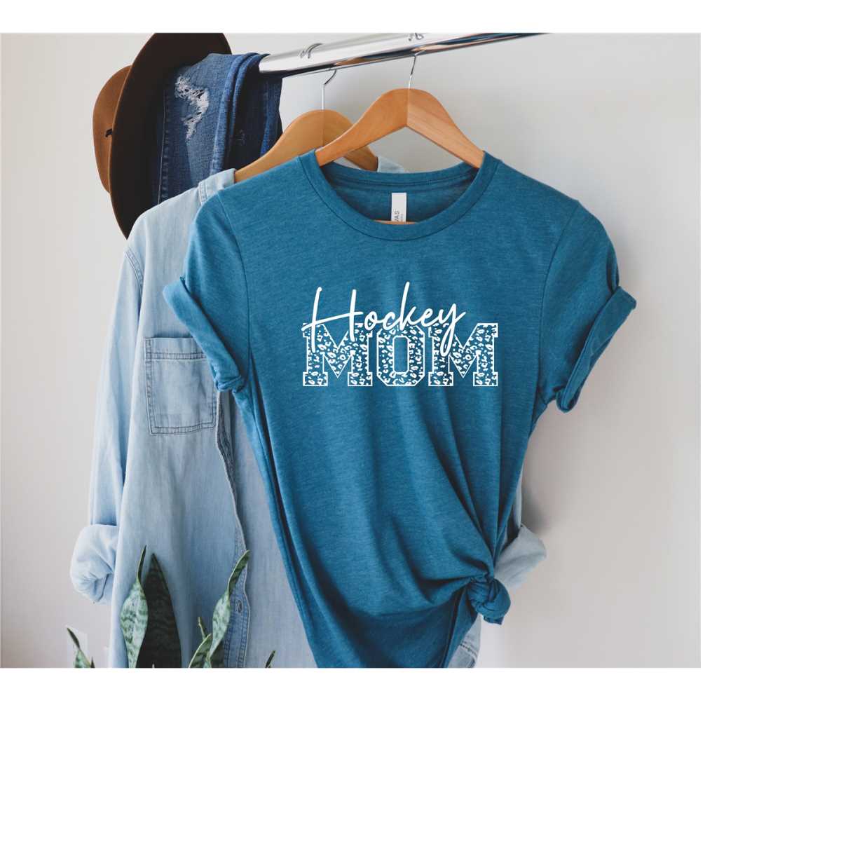 Hockey Mom T-Shirt, Mom Shirt, Mama T- Shirt, Premium Shirt