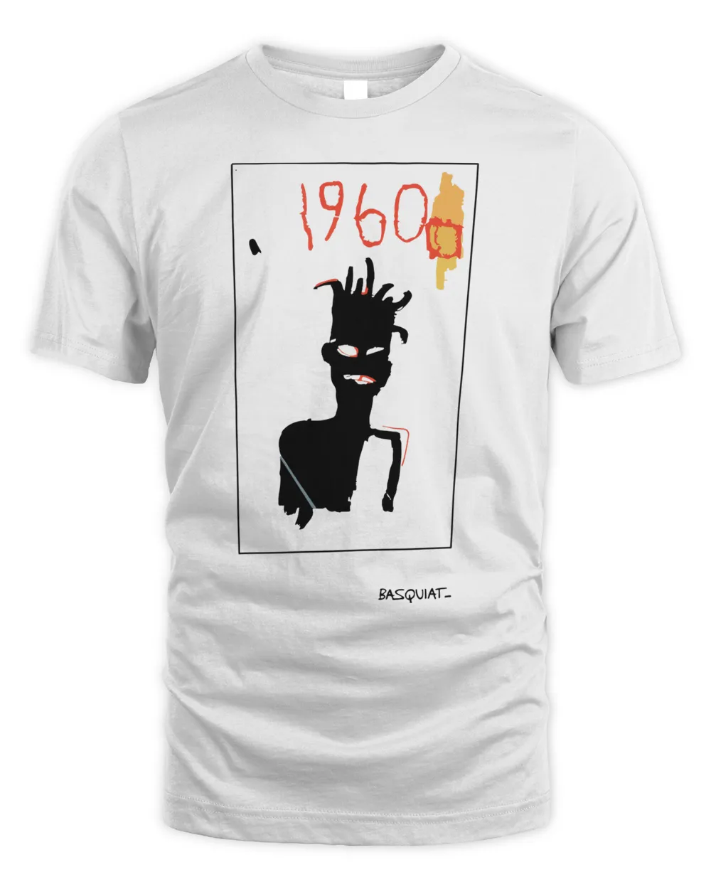 Hollister Clothing Relaxed Basquiat Artwork Graphic Shirt, Premium Shirt