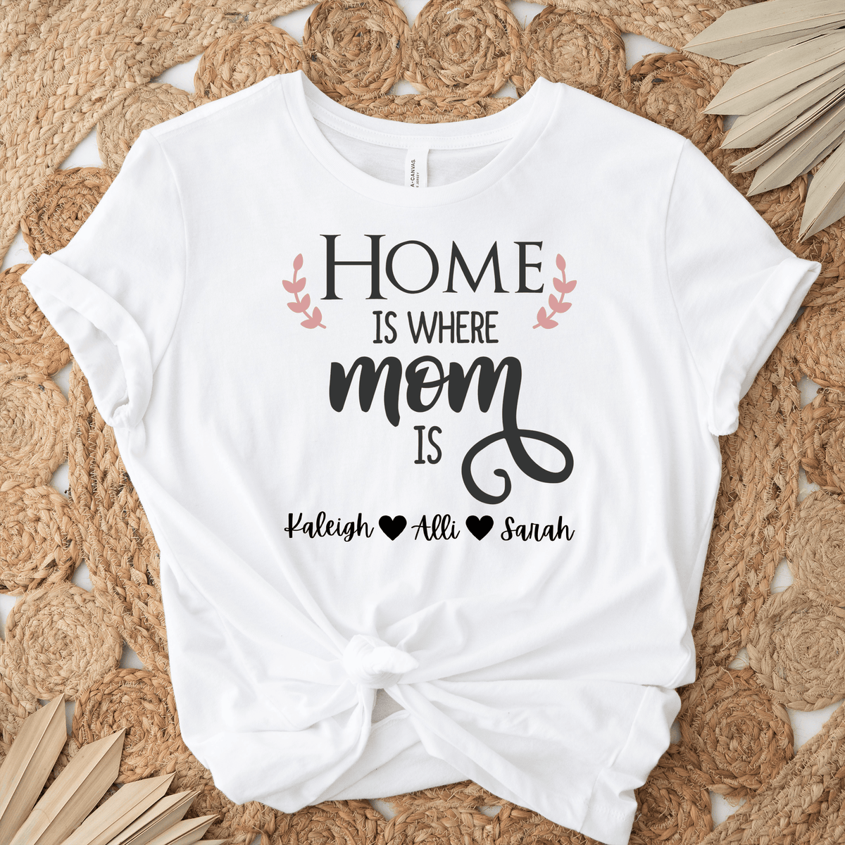 Home Is Where Mom Is Womens T Shirt