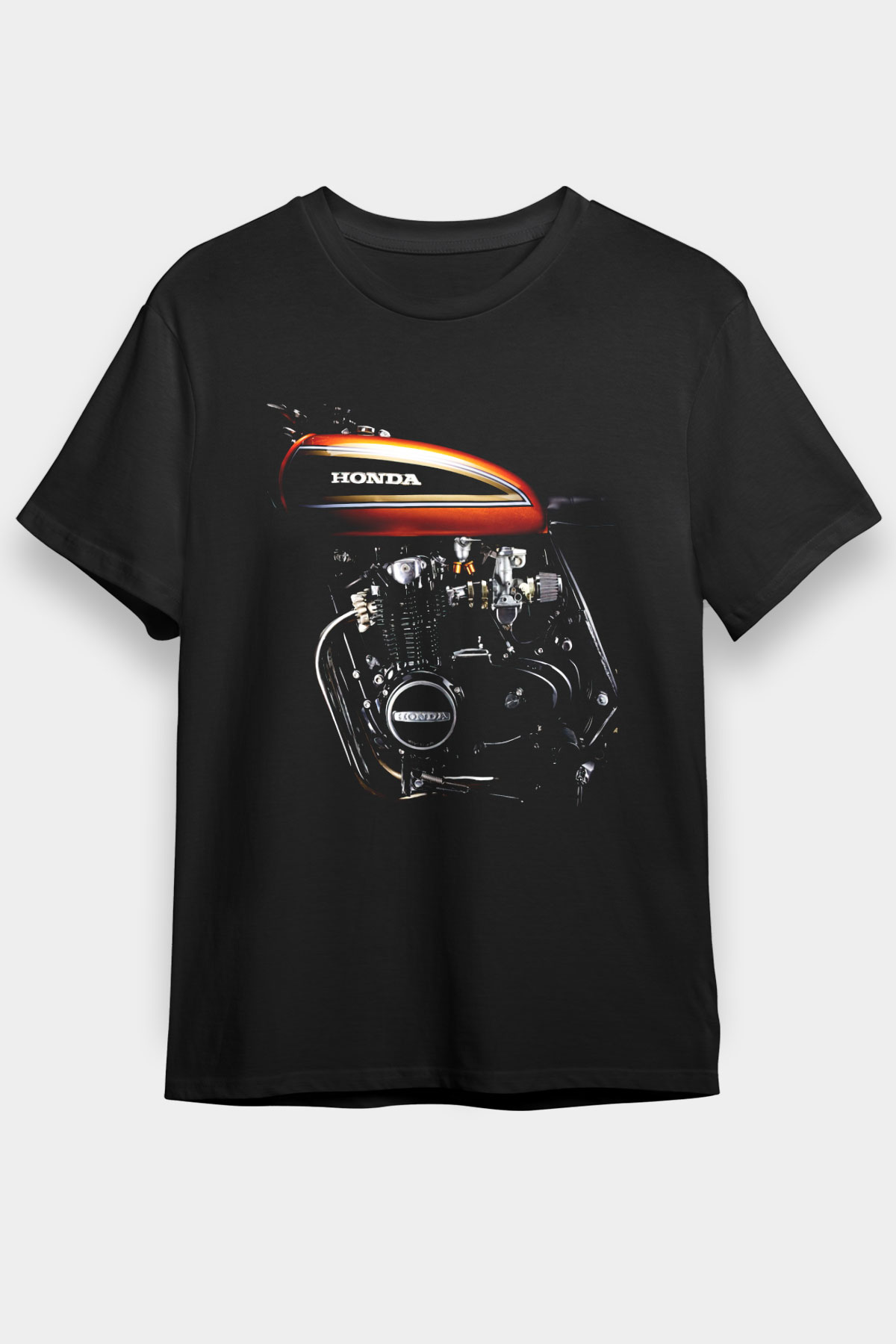 Honda Siyah Unisex Graphic T-Shirt, Premium Shirt, Streetwear