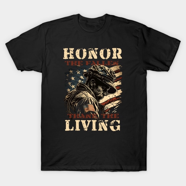 Honor The Fallen Thank The Living T-Shirt July 4Th Tshirt, July 4Th Tee, Independence Premium Shirt