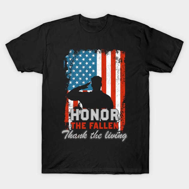 Honor The Fallen Thank The Living T-Shirt July 4Th Tshirt, July 4Th Tee, Independence Premium Shirt