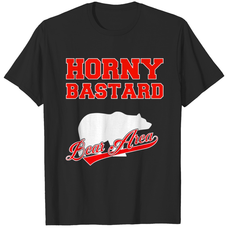 Horny Bastard Bear Area Lgbt Gay Pride Csd T-Shirt