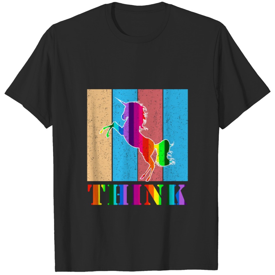 Horse Think Lgbt T-Shirt