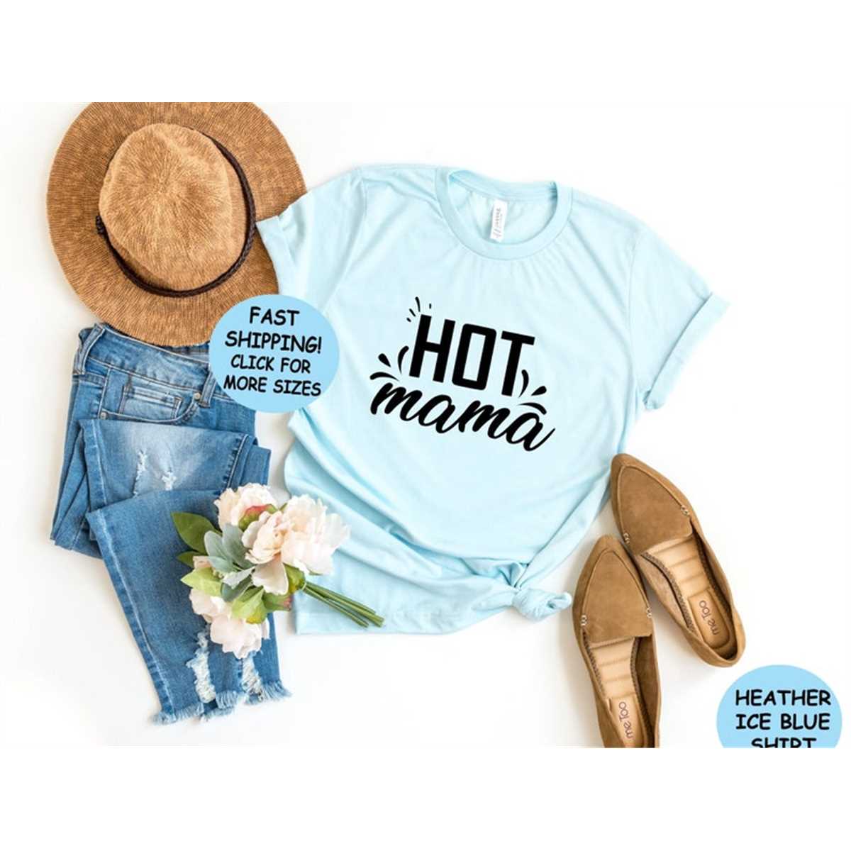 Hot Mama Shirt, Mom Shirt, Mama Shirt, Mother's Day Shirt, Shirt For Mom