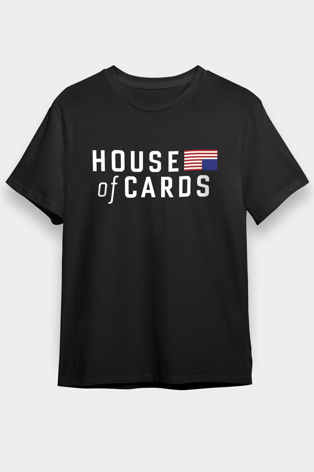 House Of Cards Black Unisex Graphic T-Shirt, Premium Shirt, Streetwear