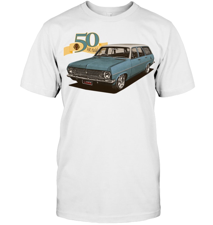 HR Holden Station Wagon 50th Anniversary Blue and White Classic T Shirt