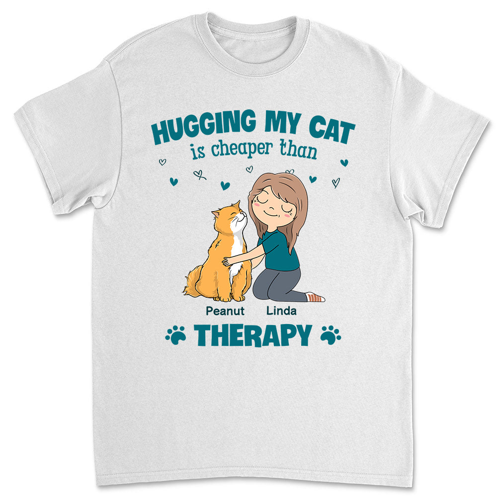 Hugging My Cat T-Shirts