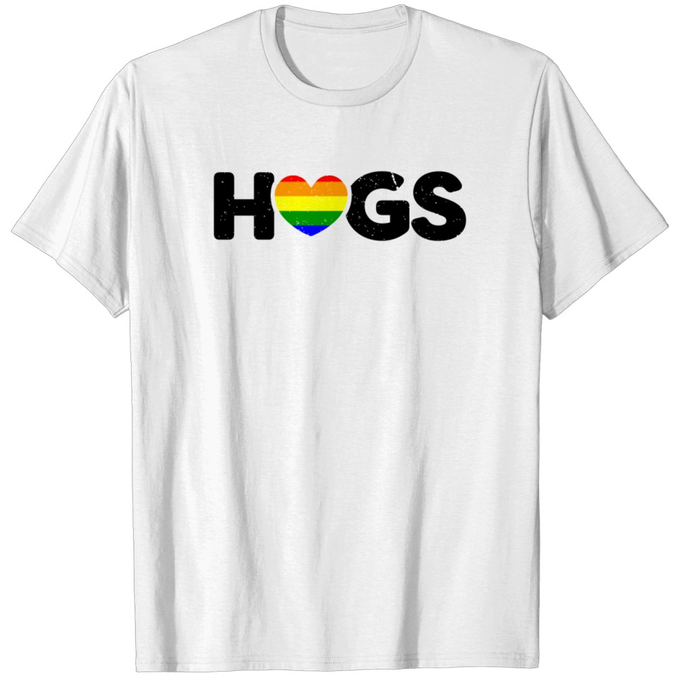 Hugs Rainbow I Lgbt Pride Awareness T-Shirt