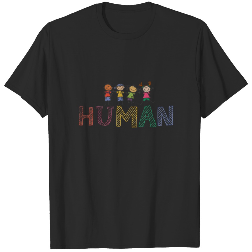 Human Flag - Gay Lesbian & Lgbt Pride Transgender T-Shirt