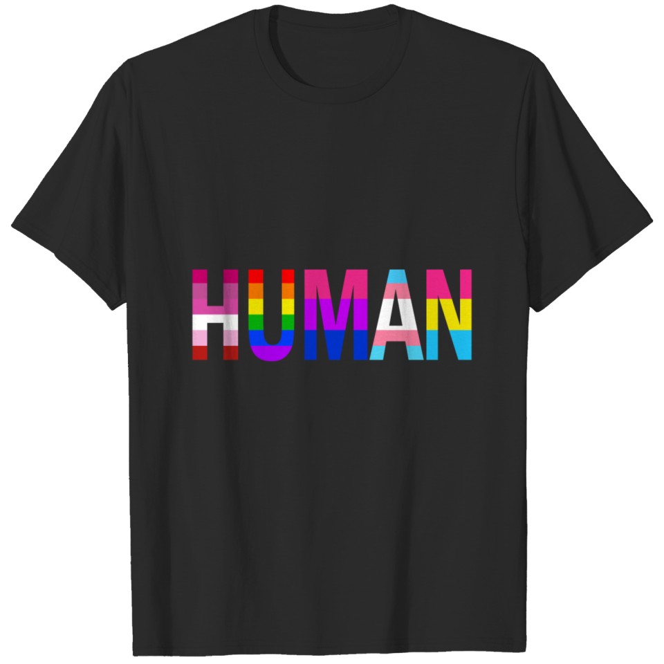 Human Lgbt Gay Pride Gift T-Shirt