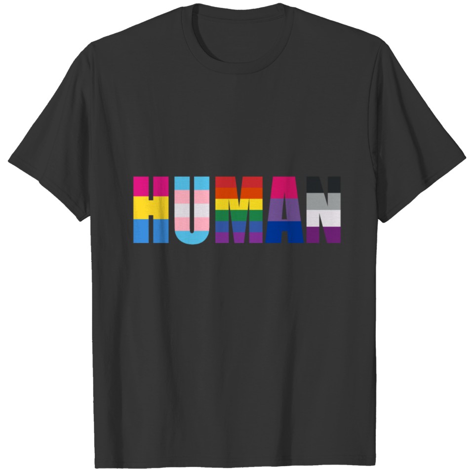 Human Lgbt Rainbow T Shirts