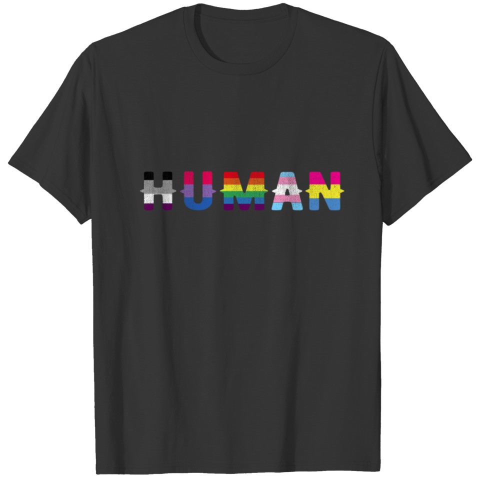 Human Love Support Lgbtq Lgbt Gay Pride Month T Shirts