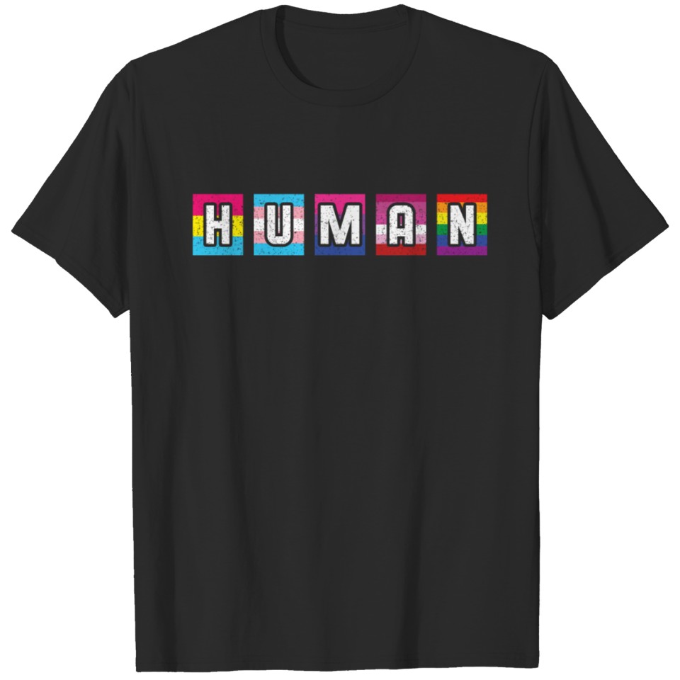 Human Rainbow Gay Pride Lgbt Pride Month T-Shirt