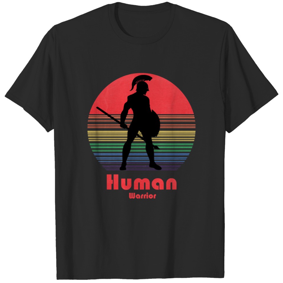 Human Warrior Lgbt T-Shirt Gay And Lesbian Pride T-Shirt