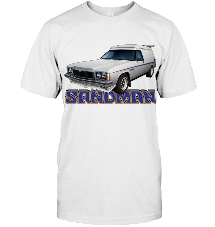 HZ Holden Sandman Panneau Van Blanc T Shirt