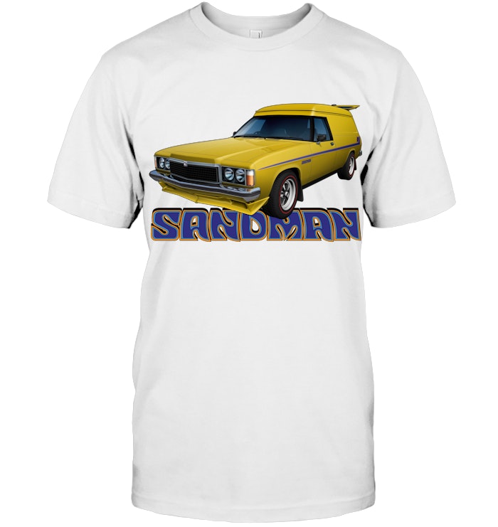 HZ Holden Sandman Panneau Van Jaune T Shirt
