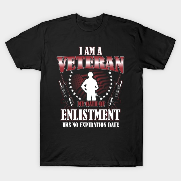 I Am A Veteran My Oath Of Enlistment T-Shirt July 4Th Tshirt, July 4Th Tee, Independence Premium Shirt