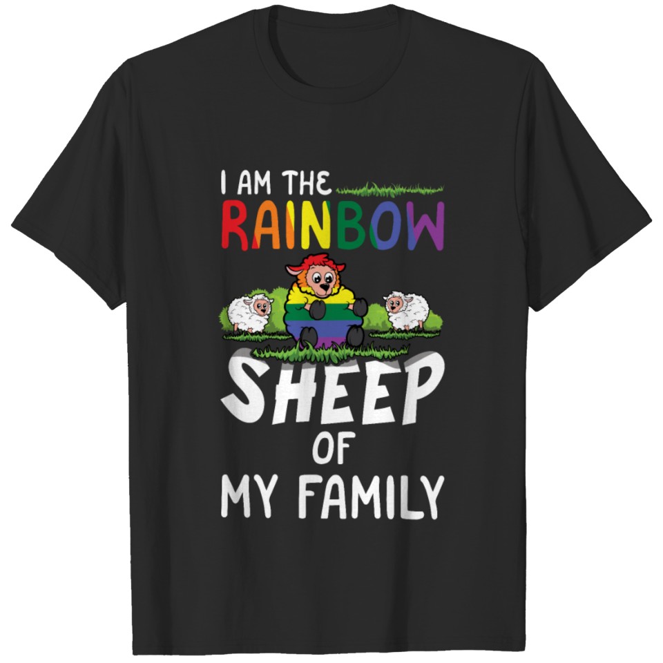 I Am Rainbow Sheep Gay Pride Lgbt Pride T-Shirt
