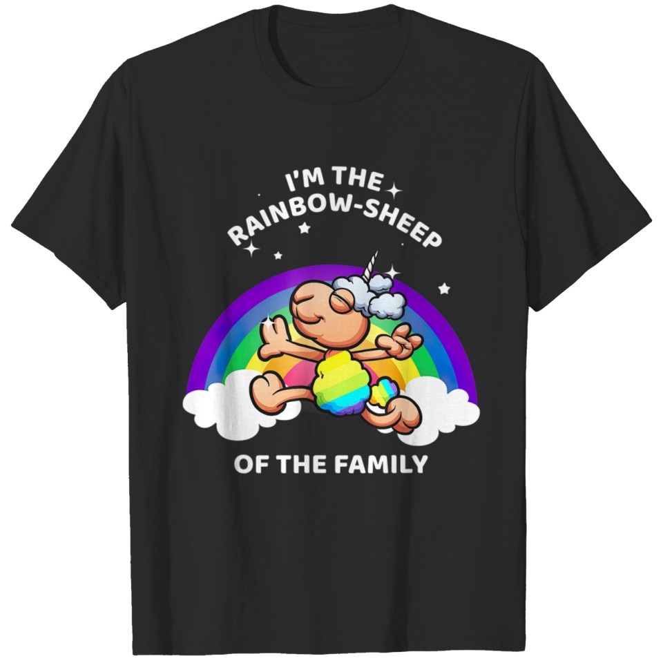 I Am The Rainbow Sheep Of The Family Lgbt Funny T-Shirt