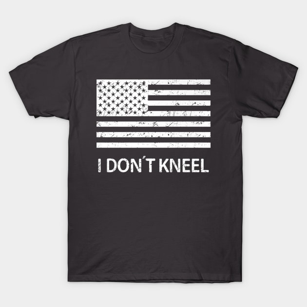 I Dont Kneel American Patriot National Anthem T-Shirt July 4Th Tshirt, July 4Th Tee, Independence Premium Shirt