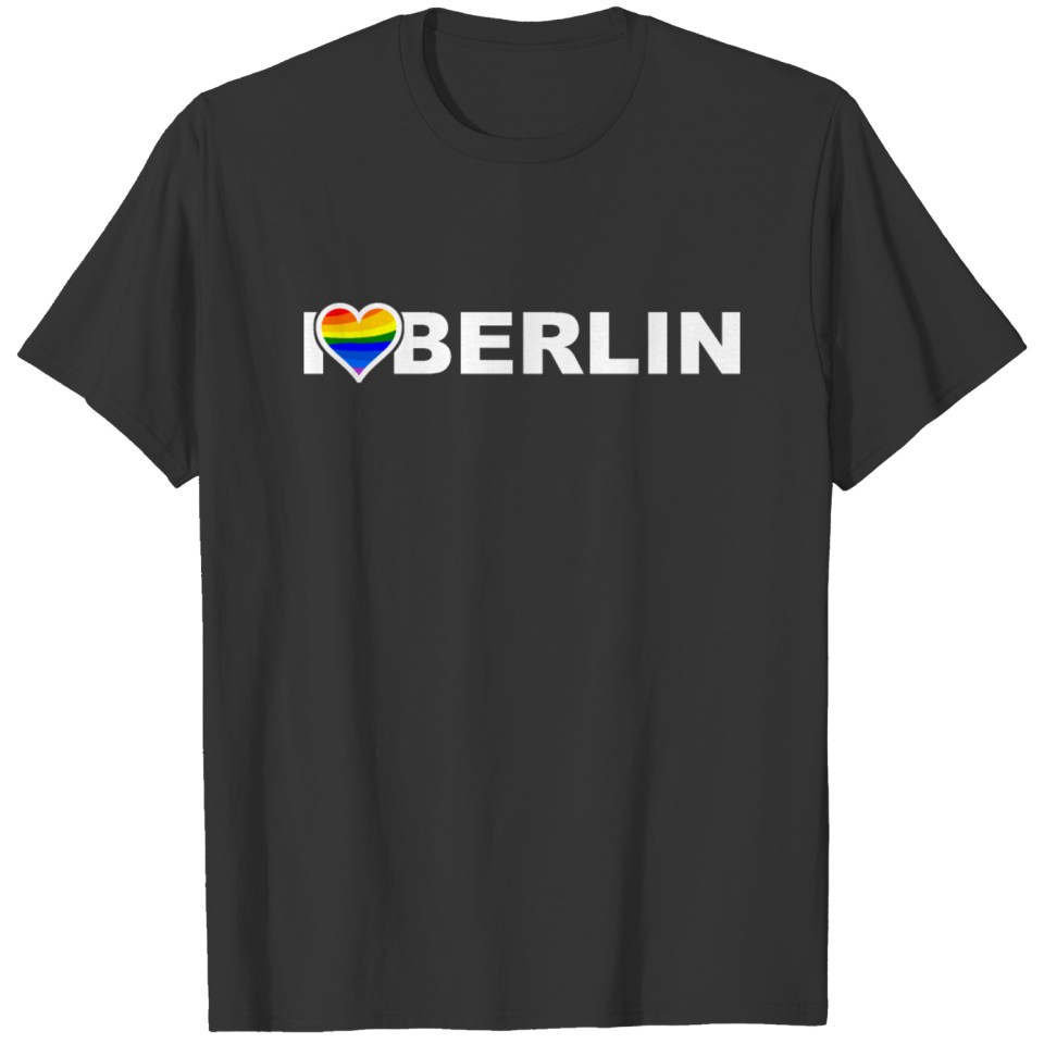 I Love Berlin - Lgbt - Gay - Lesbian - Csd Rainbow T Shirts