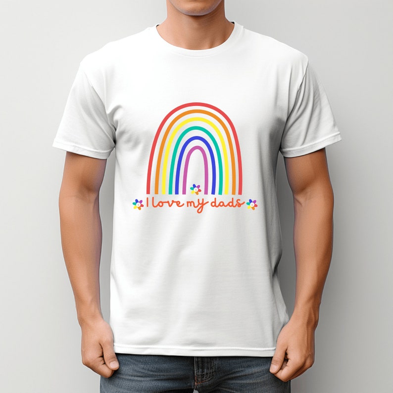 I Love My Dads tshirt | LGBT Pride Tshirt | Gay Dad Tshirt| Father Tee, Father?s Day Tshirt | Dad Tshirt