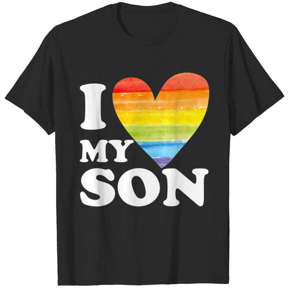 I Love My Gay Son Lgbt T T-Shirt