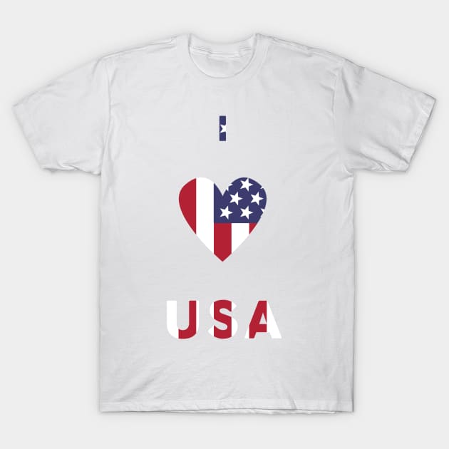I Love Usa T-Shirt July 4Th Tshirt, July 4Th Tee, Independence Premium Shirt
