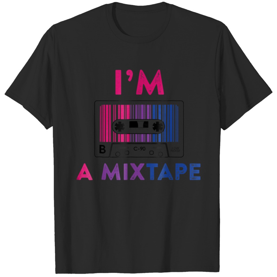 I M A Mixtape Bisexual Pride Lgbt T Shirt Lesbian T-Shirt