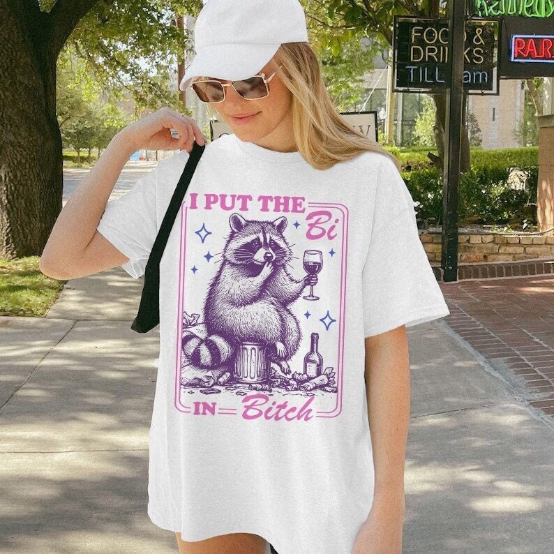 I put the bi in bitch | bisexual shirt | bi pride shirt | subtle bisexual | pride merch | funny bisexual | bi clothing | bisexual sweater