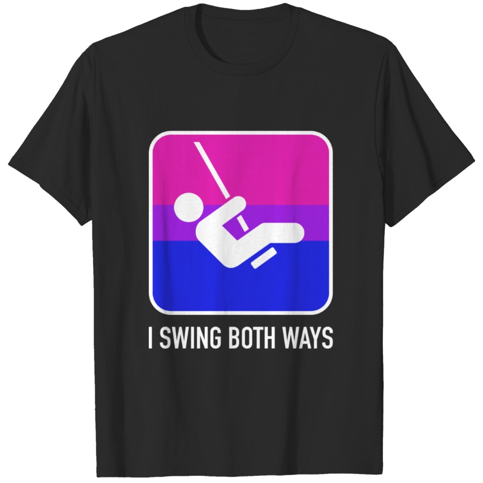 I Swing Both Ways Bisexual Lgbt Gay Pride Csd T-Shirt