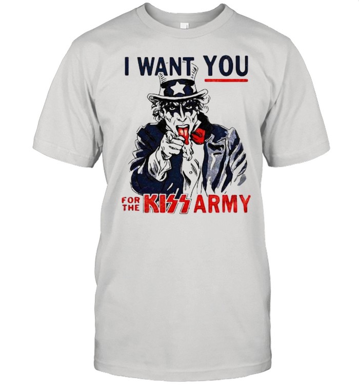 I Want You For The Kiss Army Uncle Sam Shirt, Premium Shirt