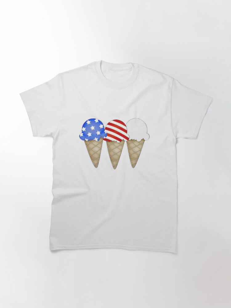 Ice Cream Classic T-Shirt July 4Th Tshirt, July 4Th Tee, Independence Premium Shirt