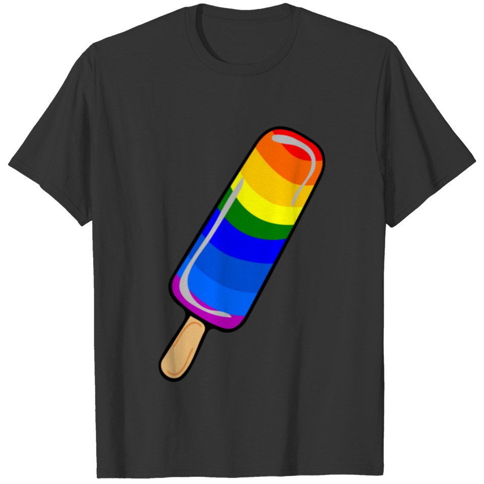 Ice Cream - Lgbt- Gay - Lesbian - Rainbow - Csd T Shirts