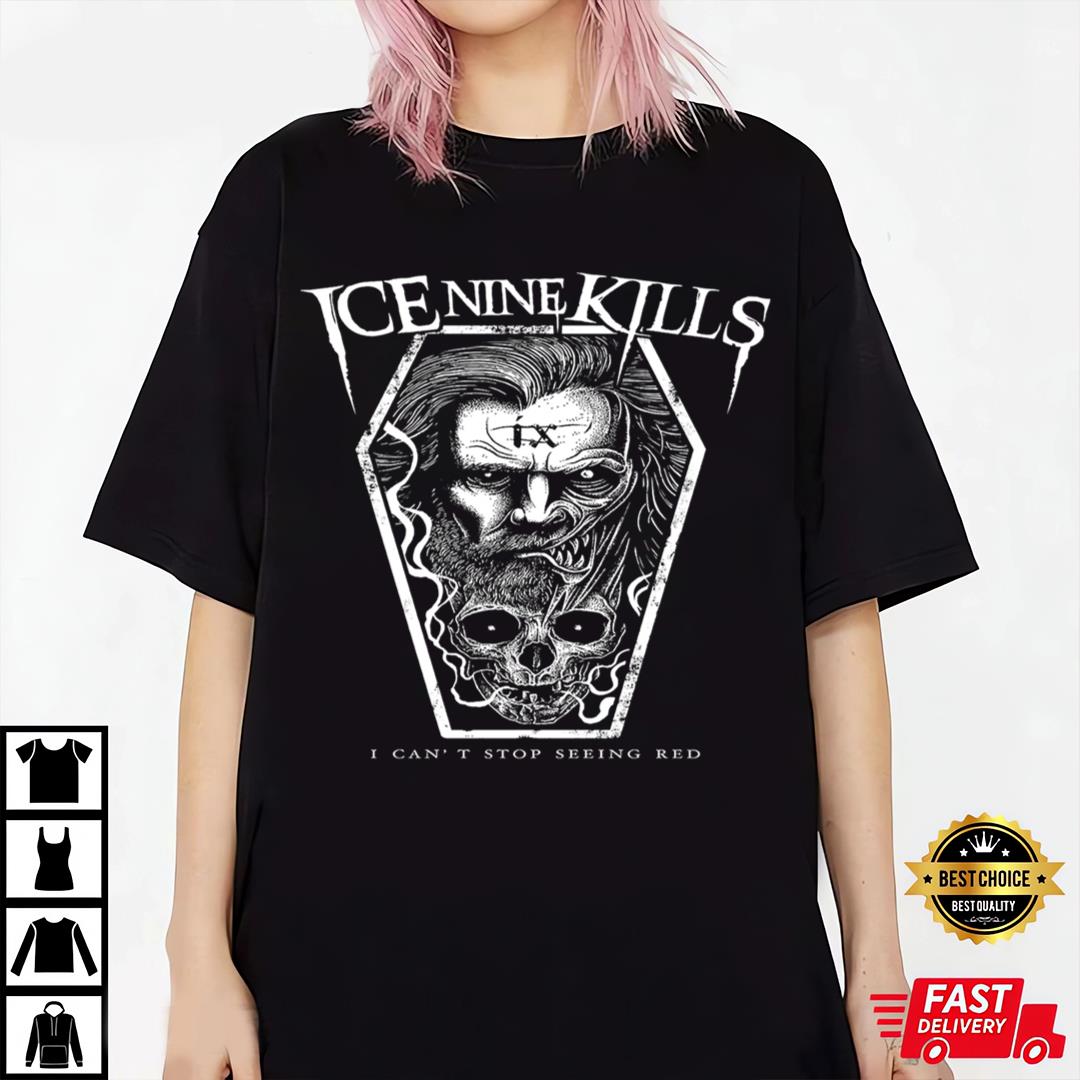 Ice Nine Kills I Cant Stop Seeing Red T-Shirt, Premium Shirt