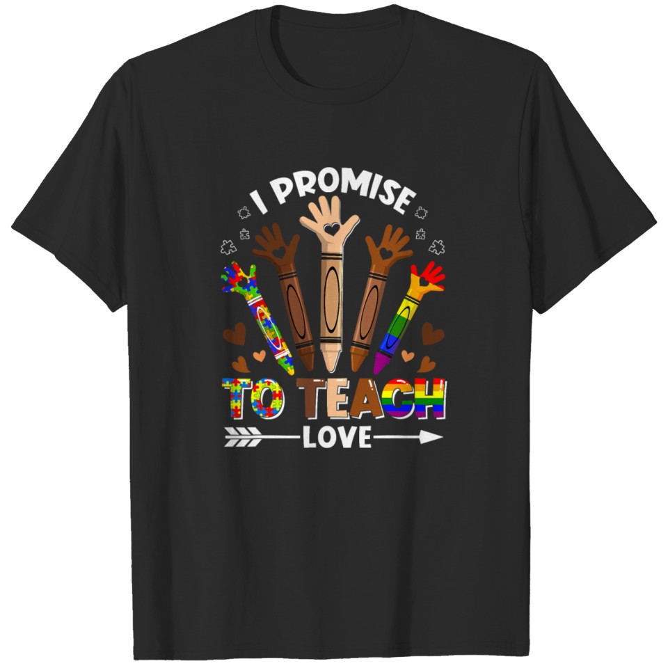 Ich Verspreche, Love Autism Black History Lgbt T-Shirt