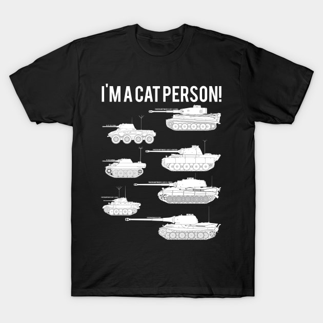 Im a cat person (7 German cats) T-Shirt